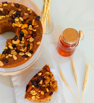 Bolo Fit de Banana Mix de Castanhas