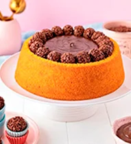 Bolo Piscina Cenoura com Chocolate